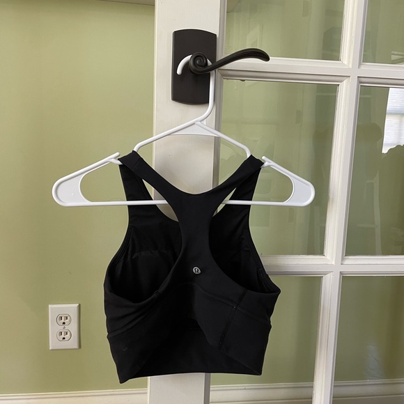 Lululemon black longline bra size 6 - Picture 2 of 3